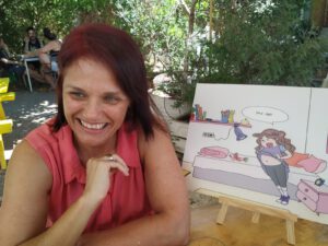 יעל חפץ, מחברת הספר הרגשות של איילת. בשיתוף פעולה מקצועי ייחודי עם מרכז רימון ועם מנהל המרכז, אלעד דהן, MSW, עו"ס קליני, פסיכותרפיסט, מומחה ומדריך בטיפול רגשי ובטיפול CBT בילדים, נוער ומבוגרים